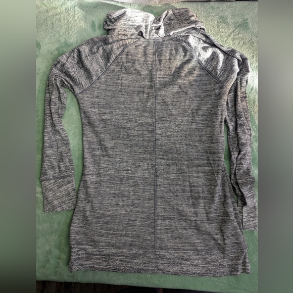 Eddie Bauer Heather Gray Cowl Neck Tunic Women's Large - Picture 2 of 5